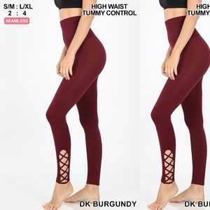 Tummy Control Seamless Capri Leggings